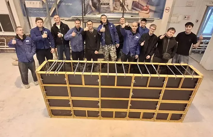 Будни практики: сборка опалубки в НАСК