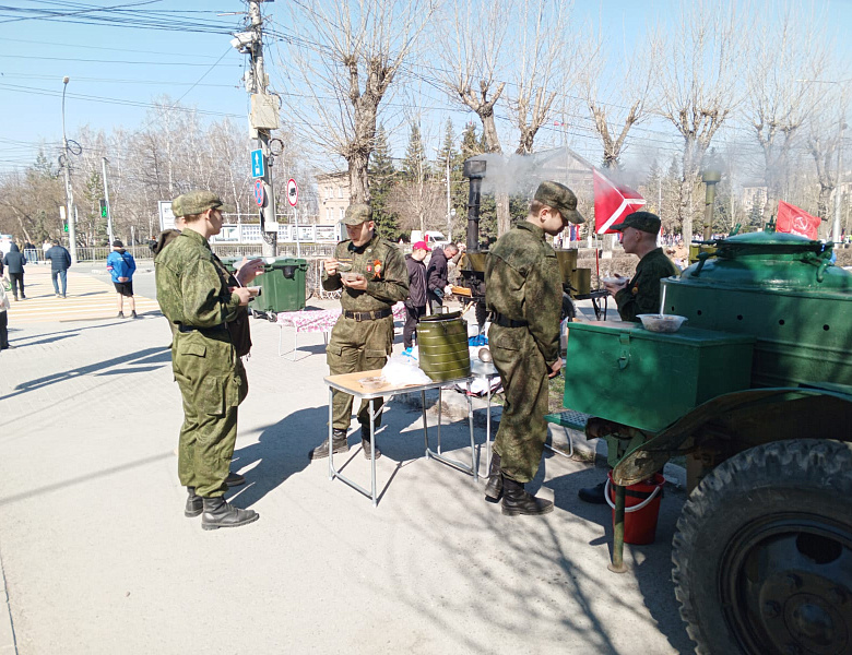 Курсанты ВПК «Витязь» приняли участие в 76-ой легкоатлетической эстафете