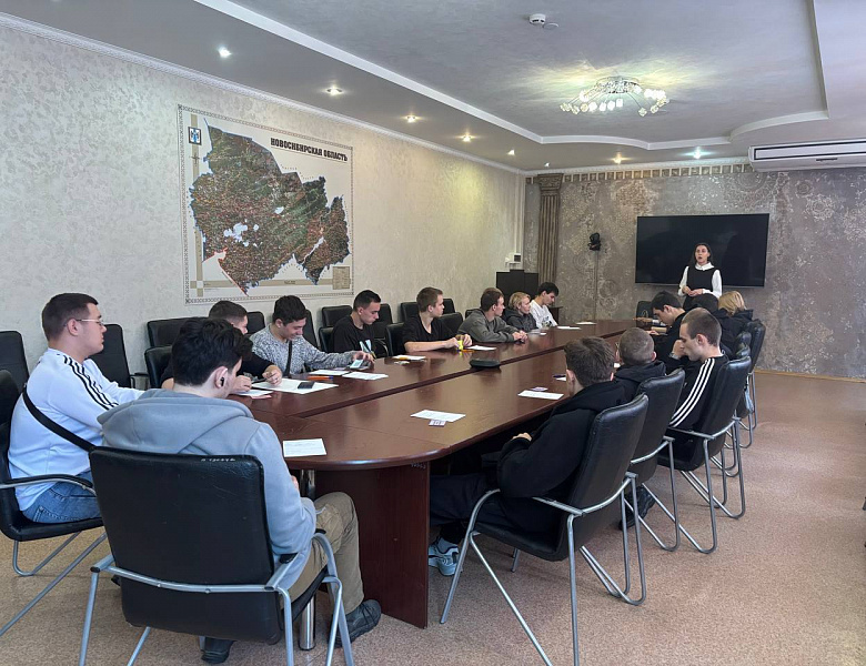 Профилактическая беседа с юристом Региональной общественной организации «Молодёжный союз юристов Новосибирской области» 