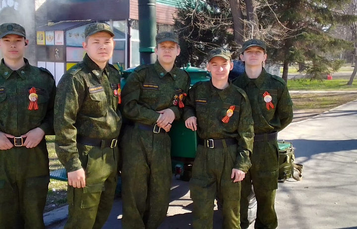 Курсанты ВПК «Витязь» приняли участие в 76-ой легкоатлетической эстафете