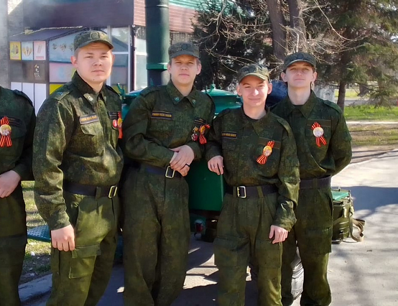 Курсанты ВПК «Витязь» приняли участие в 76-ой легкоатлетической эстафете