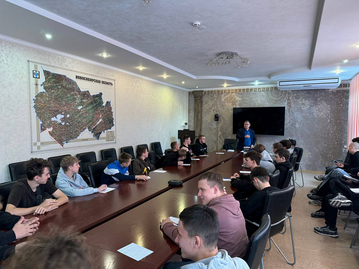 Профилактическая беседа с председателем Региональной общественной организации «Молодёжный союз юристов Новосибирской области»
