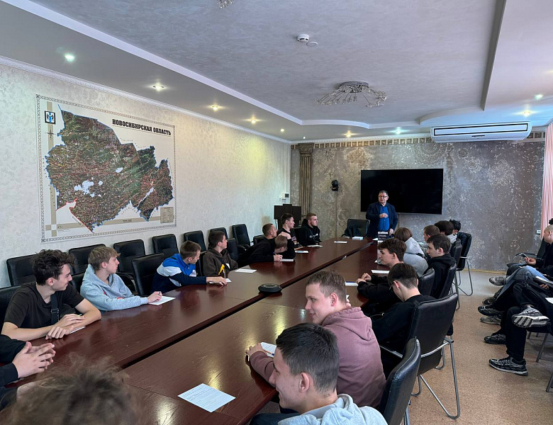 Профилактическая беседа с председателем Региональной общественной организации «Молодёжный союз юристов Новосибирской области»